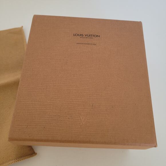 Louis Vuitton Dust Bag Box Empty Small Accessory Wallet Set Sleeper Small 5x5x3 - Picture 2 of 7